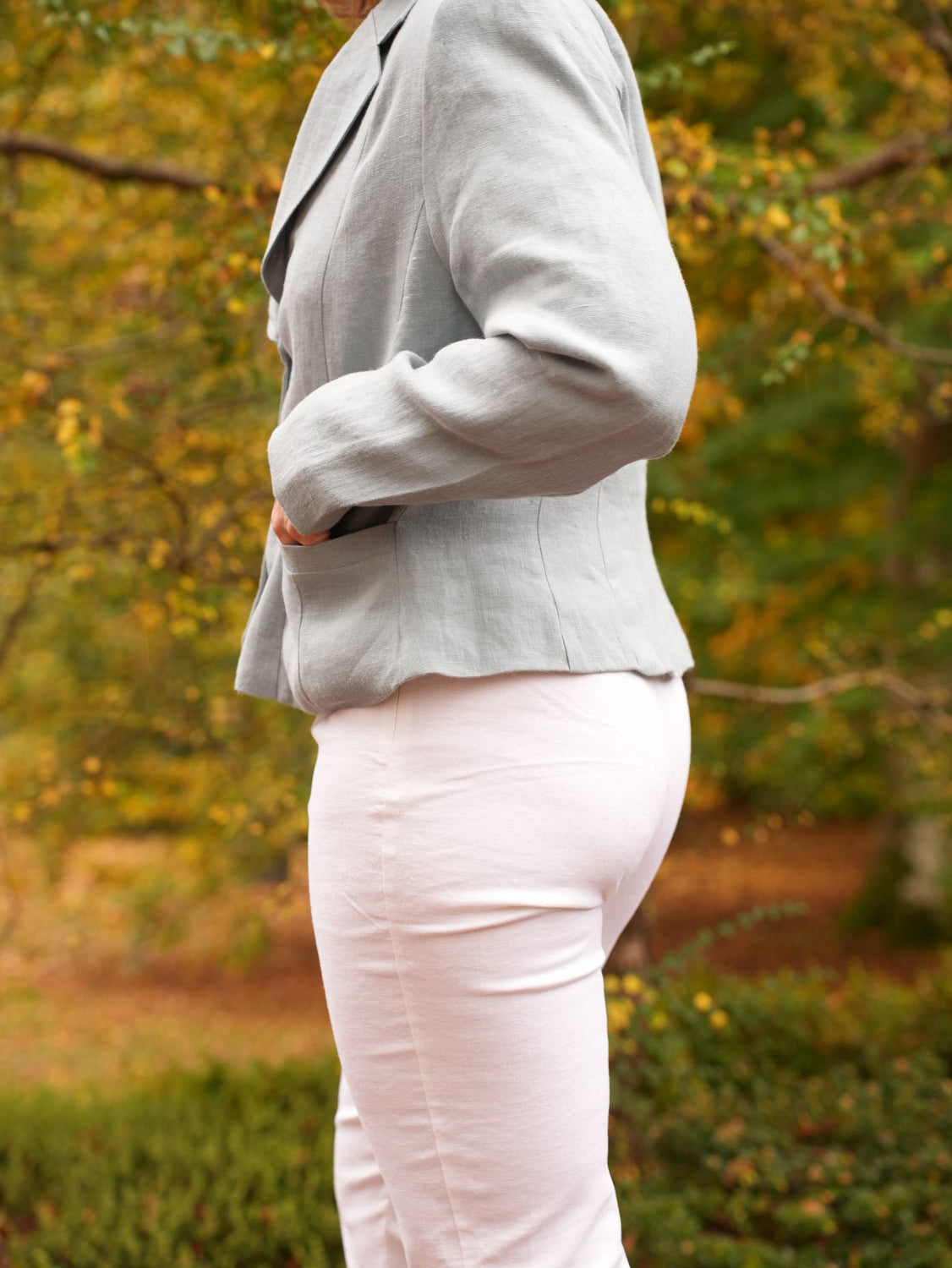 Buks, Leggings m/stræk Hvid